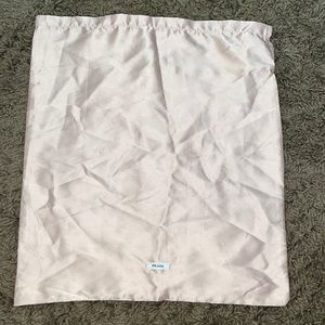 Prada Pink Satin Handbag Shoes Dustbag Dust Bag